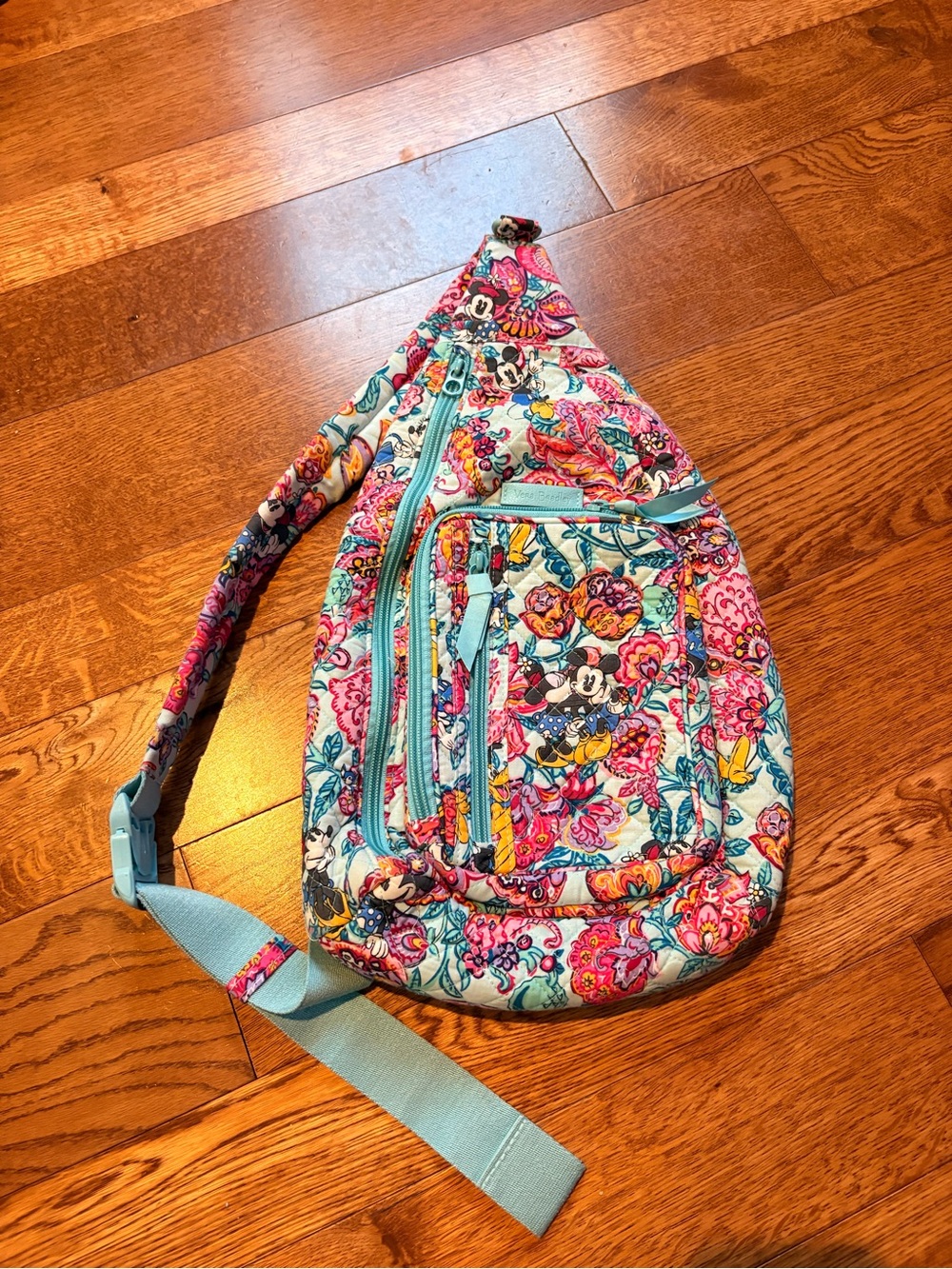 Vera Bradley x Disney "Mickey's Colorful Garden" Sling Backpack